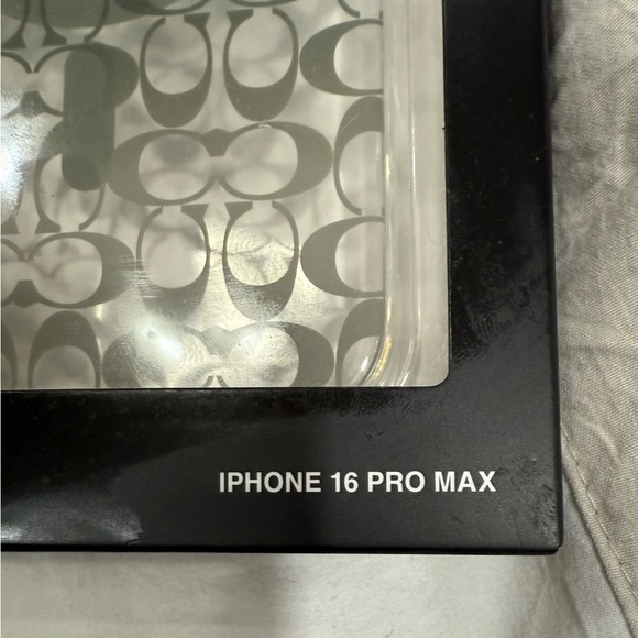 Coach Signature Pattern iPhone 16 Pro Max Case - Picture 4 of 4